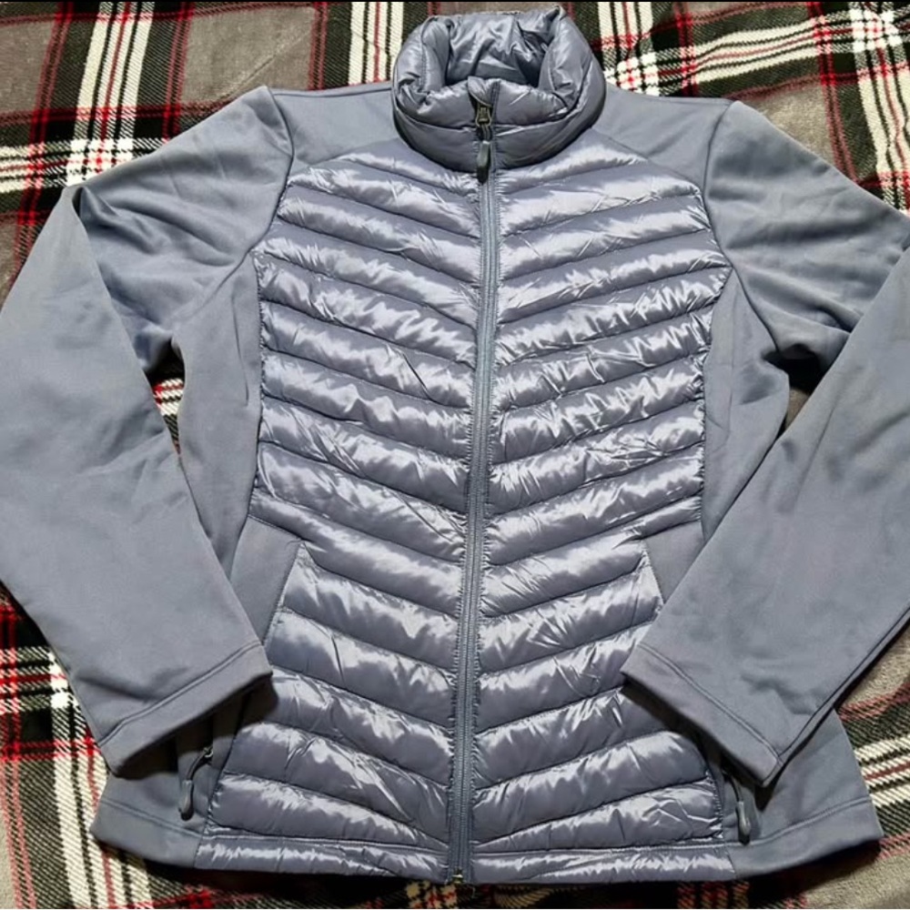 32 Degrees Women's Light Blue Puffer Jacket